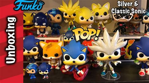 Silver And Classic Sonic Funko Pops Youtube