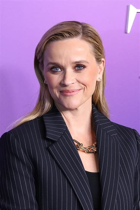 Reese Witherspoon Looks Kinda Punk Rock With Slicked Back Hair And