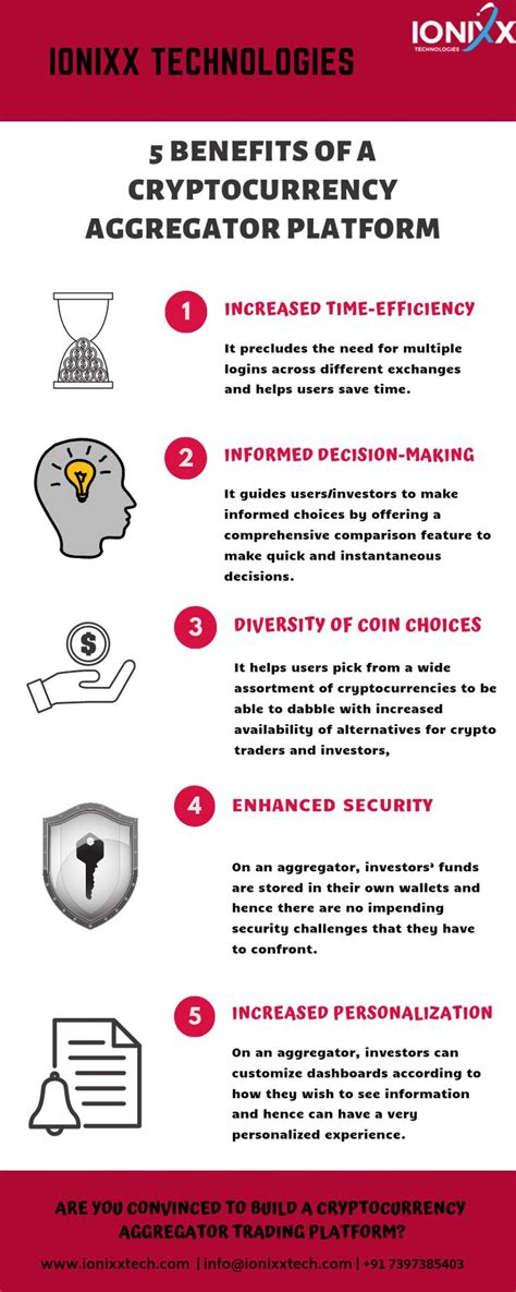 As a result of the great work of the blockchain technology to keep this currency and technology safe, we are the benefactors. 5 Benefits of a cryptocurrency aggregator platform ...