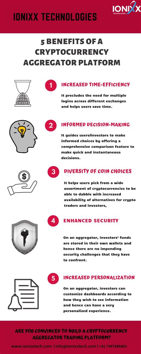 Anyone can access the market from anywhere, without any worry that a central authority will interfere. 5 Benefits of a cryptocurrency aggregator platform ...