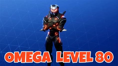 Fortnite Season 4 Battle Pass Omega Skin Level 80 Max With All Upgrades Youtube