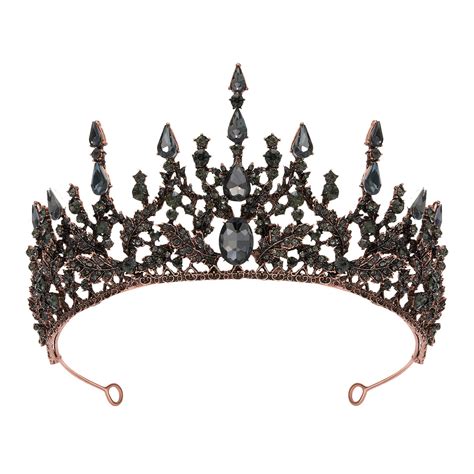 Buy Sweetv Gothic Tiaras And Crowns For Women Black Queen Crown Goth
