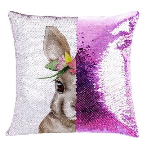 Custom Reversible Flip Sequin Magic Mermaid Style Pillow From Your Pet