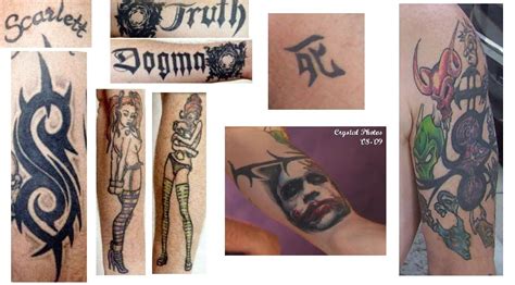 And he's just a huge fan of the band and has been a huge supporter for a long time. corey's tattoos- slipknot | Corey taylor, Tattoos, Paw ...