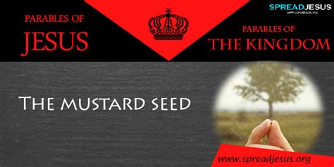 Parables Of Jesus The Parable Of The Mustard Seed Matthew 1331 32