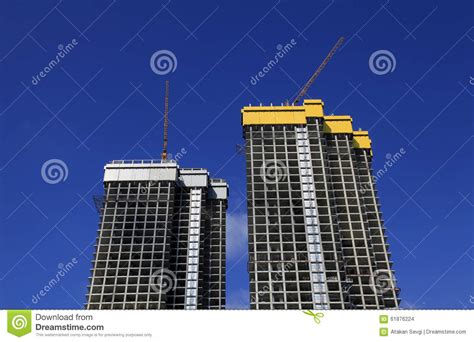 Skyscraper Under Construction Stock Photo Image Of Construction