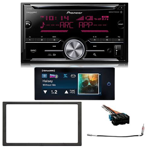 Pioneer Double DIN CD Bluetooth SiriusXM-Ready Receiver, Enrock 2-DIN