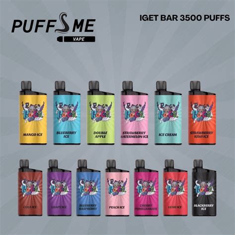 Buy Iget Bar 3500 Puffs X10 Random Flavors Online Puffsme