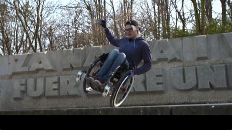 David Lebuser Tricks And Stunts In A Wheelchair Dw 05272022