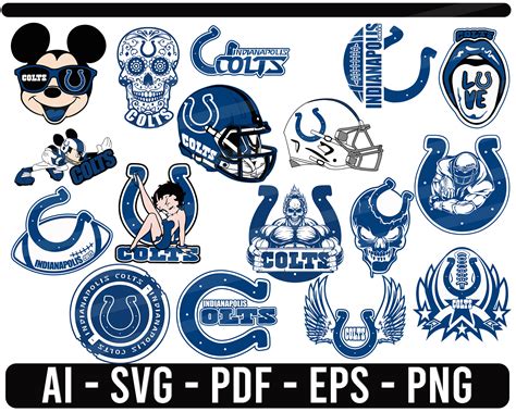 Indianapolis Colts Svg Nfl Sports Logo Football Cut File For Etsy