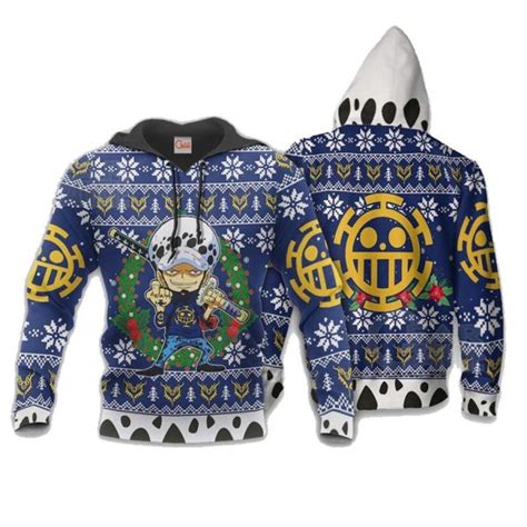 One Piece Trafalgar Law Ugly Christmas Sweater Xmas T Official One