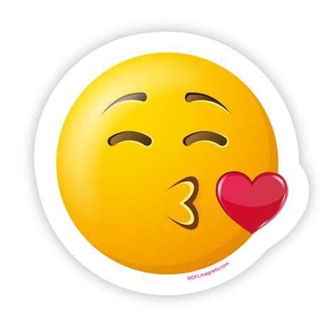 Emoji Sendet Einen Kuss
