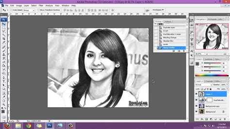 Cara Membuat Foto Menjadi Sketsa Di Photoshop Cc Imagesee