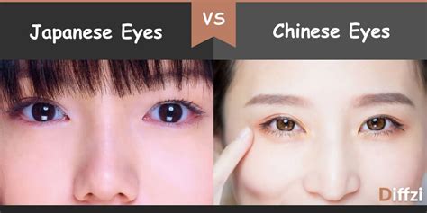 Japanese Eyes Vs Chinese Eyes Diffzi