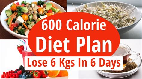 600 Calorie Diet Plan To Lose Weight Fast Lose 6 Kg In 6 Days Full Day Diet Plan For Weight