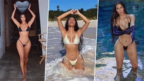 Kim Kardashian S Bikini Looks That Are Hot And Sensual Latestly