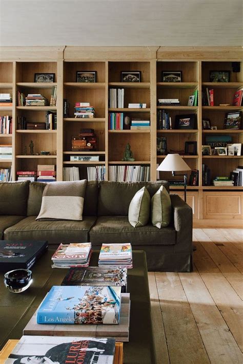 Mismatched Shelf Storage Minimalist Living Room Decor Living Room