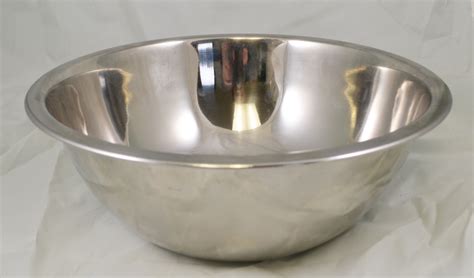 Set Of 2 Stainless Steel 11 Mixing Bowl Chef Prep 35 Qt Kitchen