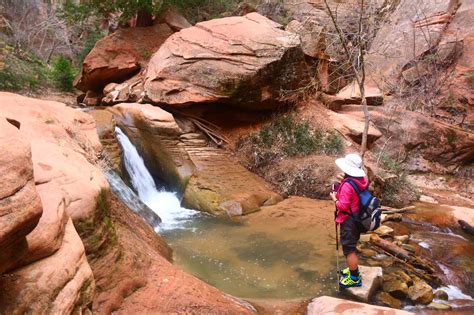 Kanarraville Falls Waterfalls In The Kanarra Creek Narrows