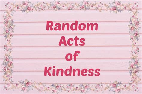 Random Acts Of Kindness Ava Pennington