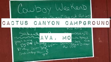 Catcus Canyon Ava Missouri Gay Campground Youtube