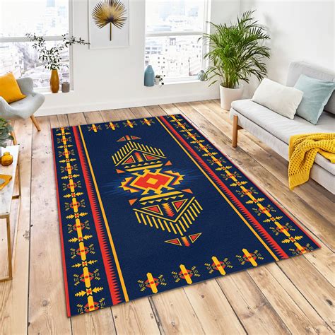 Native American Inspired Rug Native American Style Area Rug Etsy