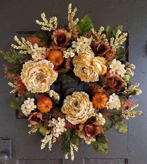 16 Whimsical Handmade Thanksgiving Wreath Designs For Your Front Door