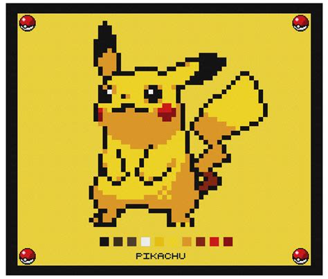 Pixel Pikachu 1 By Horeishoos On Deviantart