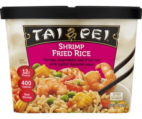 Tai Pei Shrimp Fried Rice Frozen Asian Entrée 9 Oz