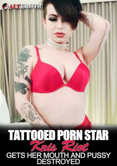 Tattooed Porn Star Kris Riot Gets Her Mouth And Pussy Destroyed