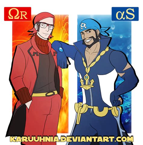 Pokemon Oras Maxie And Archie By Karuuhnia On Deviantart