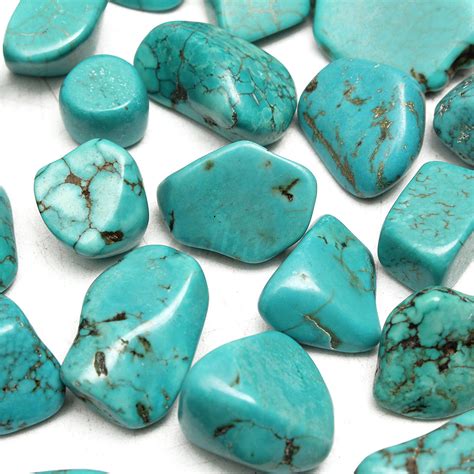 100g Blue Turquoise Stone Polished Rough Healing Nugget Gemstone