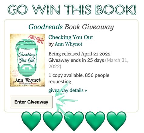 Goodreads Giveaway Ann Whynot