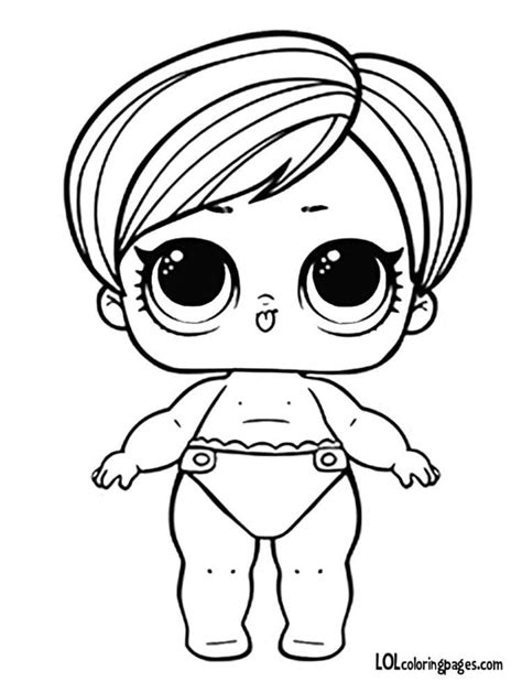 The Lil Great Baby Lol Doll Coloring Page Download Print Or Color