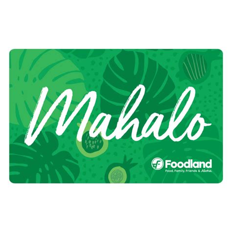 Foodland T Card
