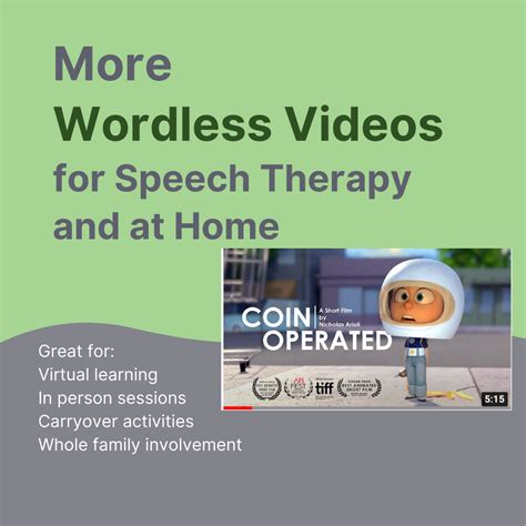 More Wordless Videos For Speech Therapy And At Home