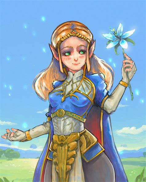 [botw] I Made This Zelda Fanart I Hope You Guys Like It