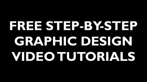 Free Graphic Design Video Tutorials Library Photoshop For Beginners