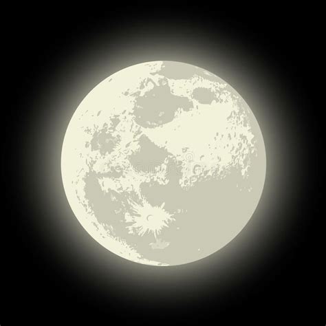Vector Full Moon Available Eps 10 Vector Format Separated By Groups