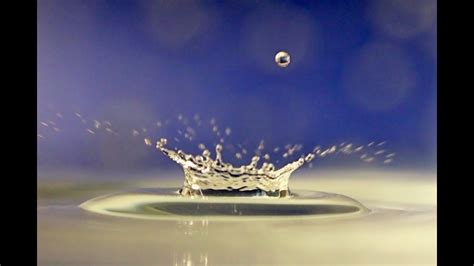 Water Drops In Slow Motion Youtube