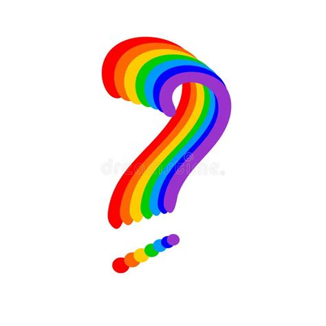Rainbow Question Marks