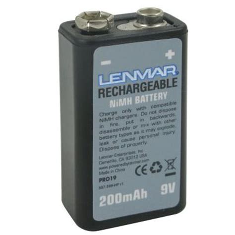 During transport these batteries do not pose much danger however they can be a concern sometimes. Lenmar Nickel-Metal Hydride 200mAh/9-Volt Battery-PRO19 ...