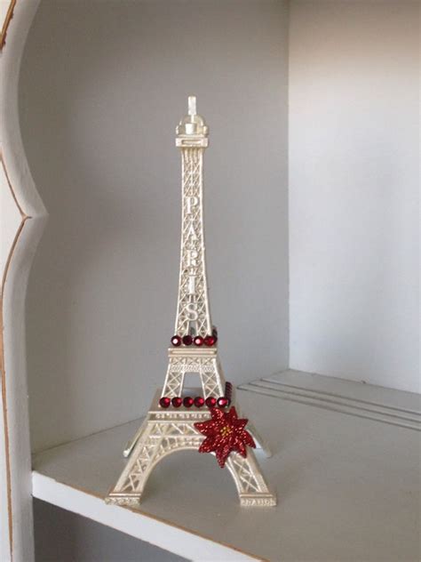 Christmas Decor Eiffel Tower Christmas Decorations Shabby