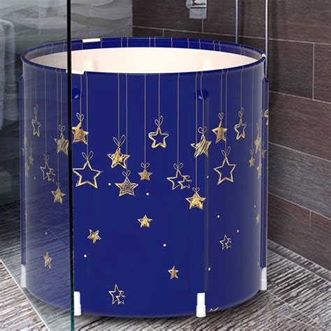 Portable Bathtub, Bathroom SPA Tub, Soaking Standing Bath Tub for