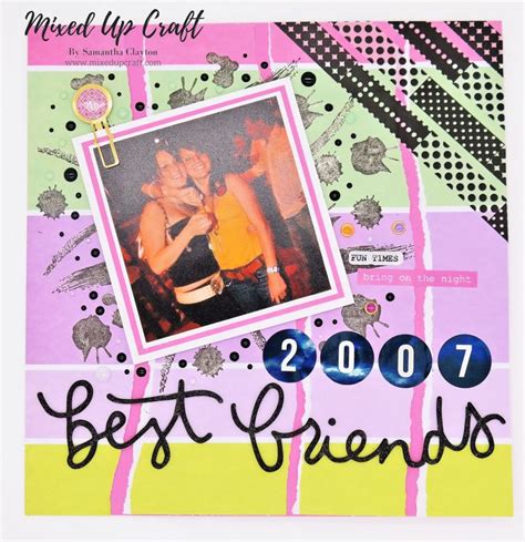 “best Friends” Scrapbook Layout Friend Scrapbook Scrapbook For Best