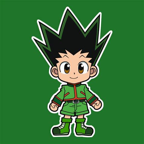 Gon returns ging's hunter license. Chibi Gon 2011 by Zat3am on DeviantArt
