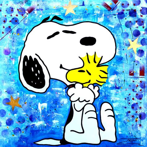 Snoopy 2020 Acrylic on Canvas 36x36 by Jozza