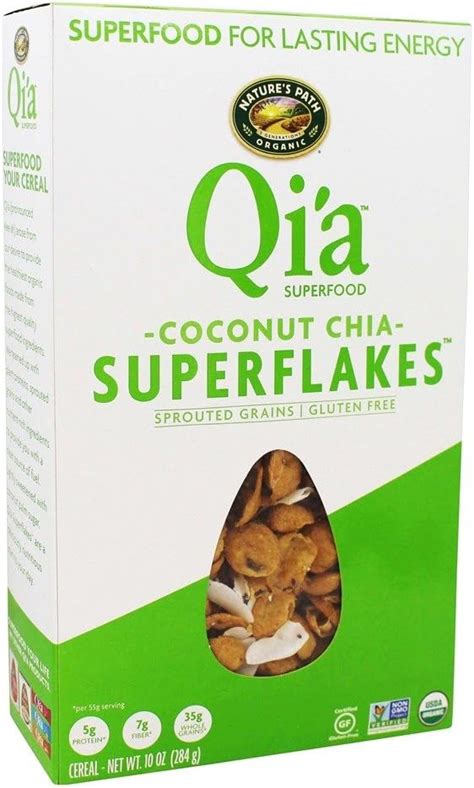 Natures Path Organic Qia Superflakes Coconut Chia 10 Oz Pricepulse