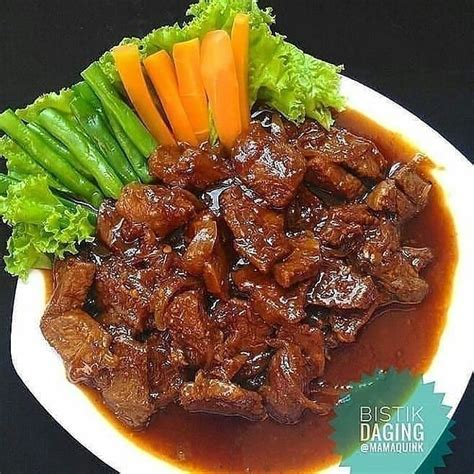 Bistik sendiri merupakan salah satu sajian khas indonesia yang menyerupai steak. Pin on ayam/daging/udang