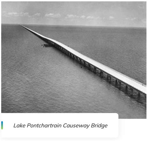 The Lake Pontchartrain Causeway A Wonder Of Engineering